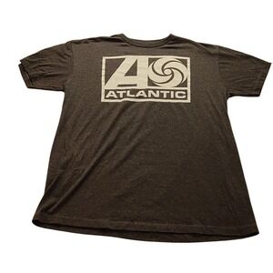 Atlantic Records DJ-Slickola Promo Graphic T-Shirt Gray Heather Mens XL
